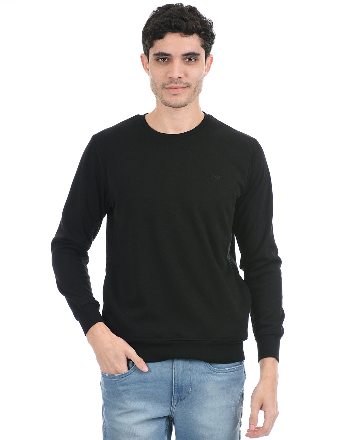 Cloak Decker by Monte Carlo Men Black Sweatshirt